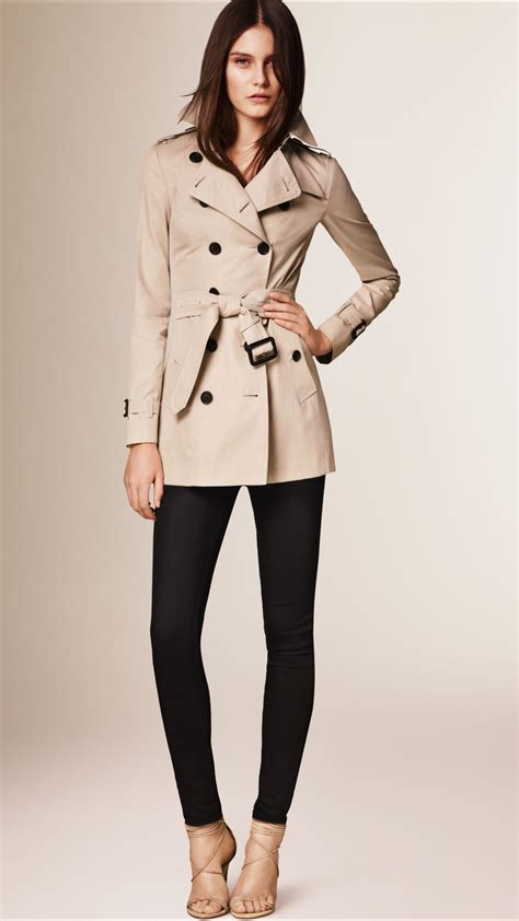 burberry sandringham mid length on short people|Burberry trench coats length.